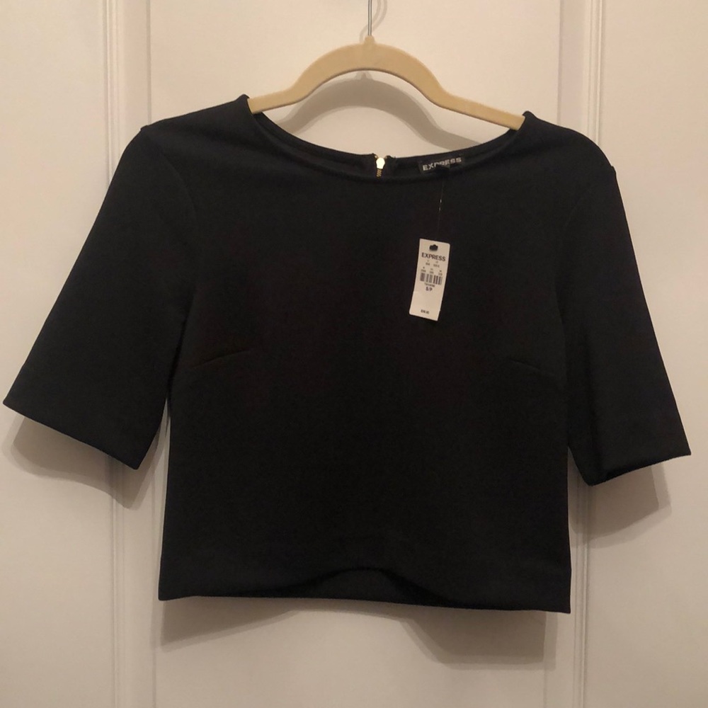 Black Crop Top
